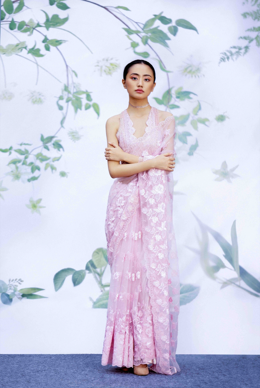 Peony Saree