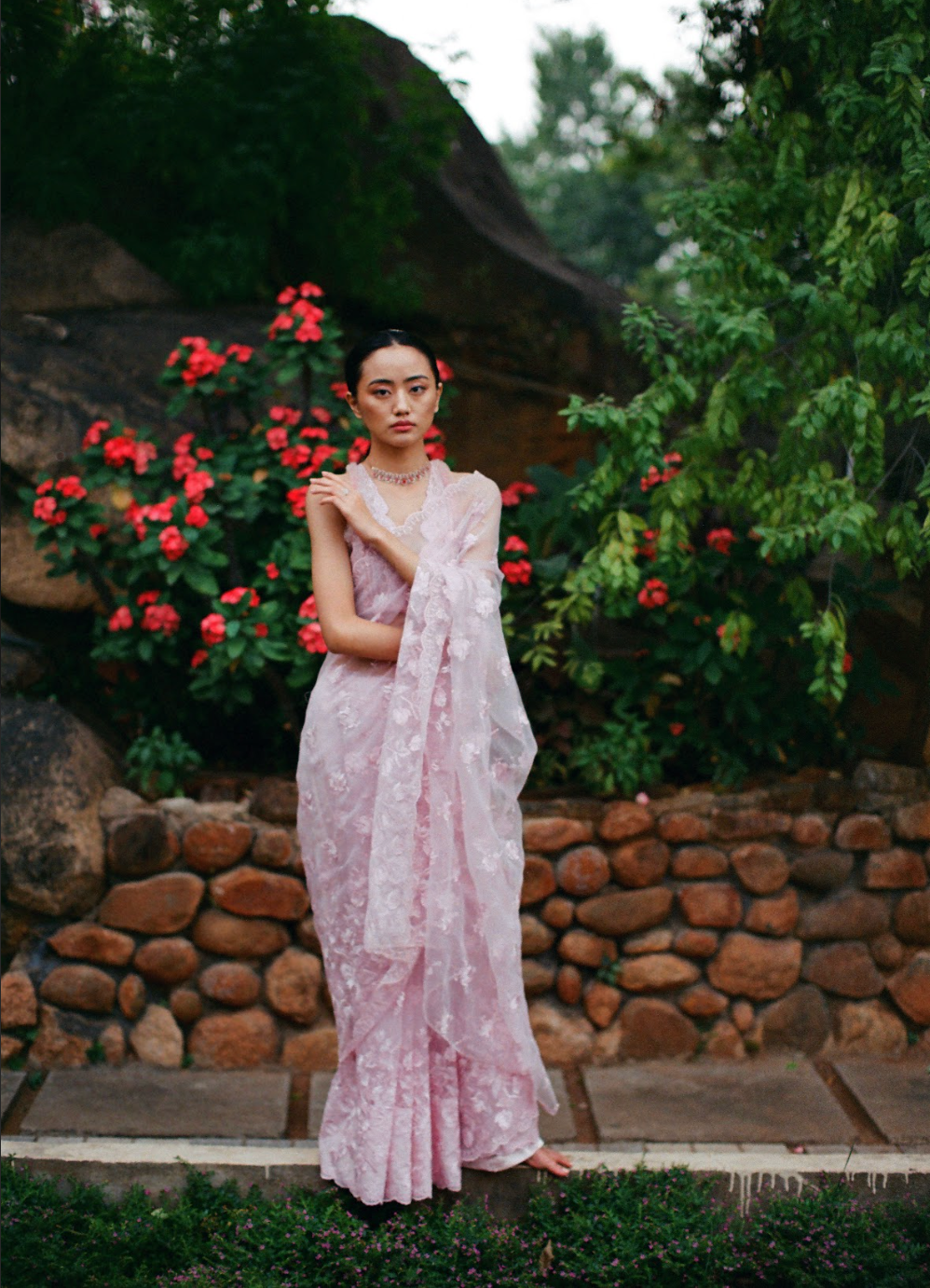 Peony Saree