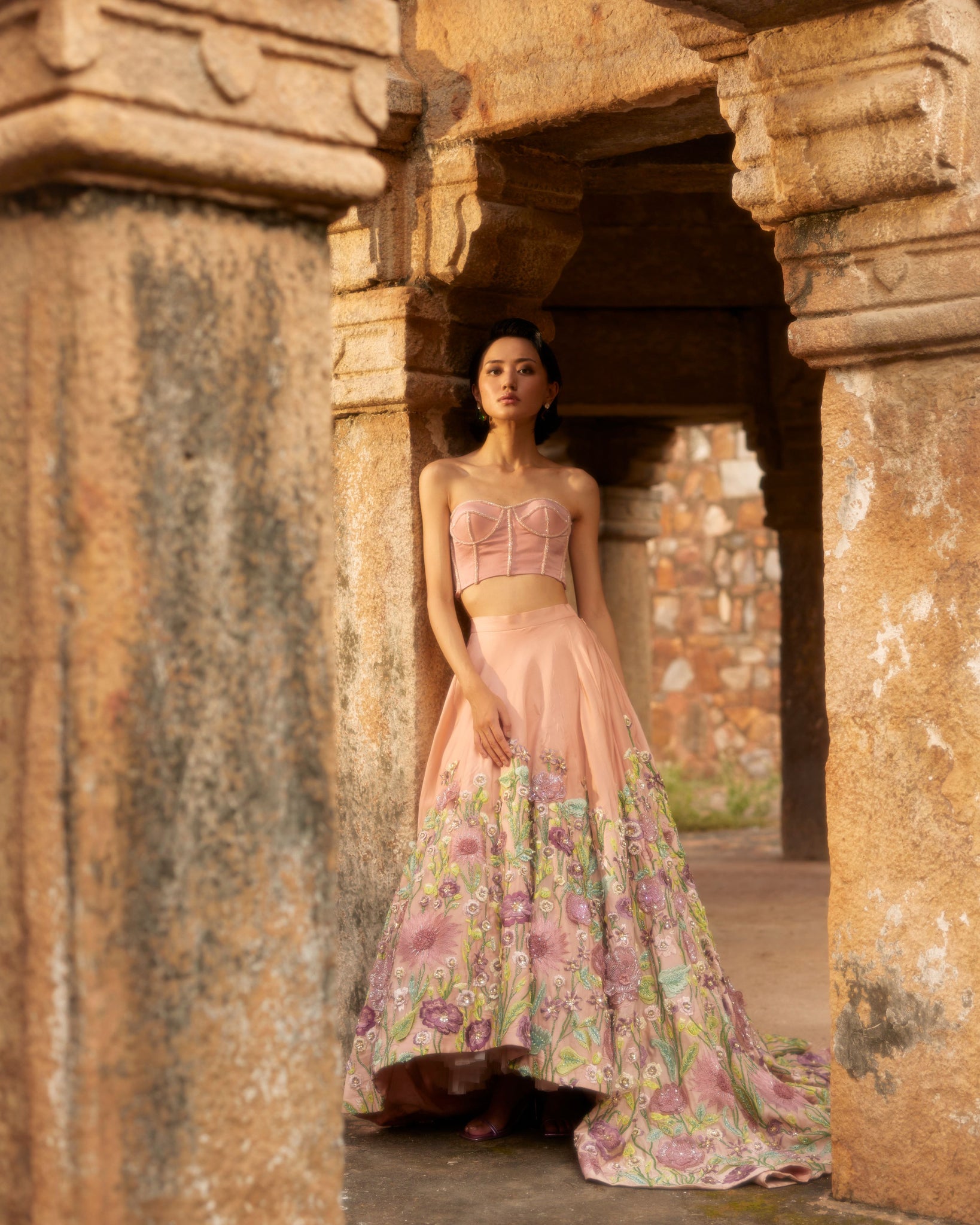 Lotus Lehenga Set