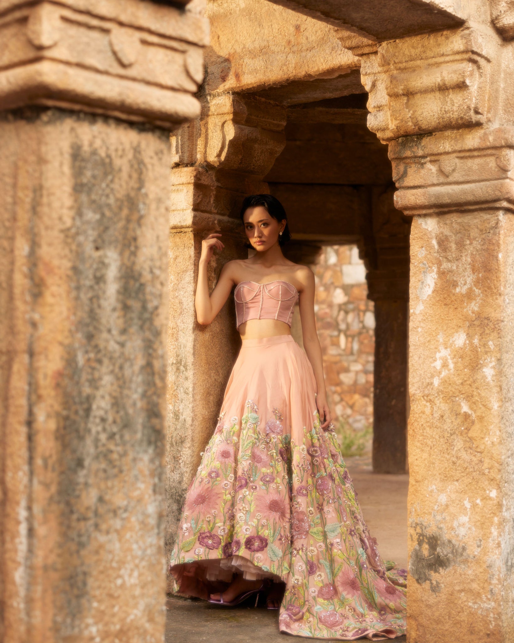 Lotus Lehenga Set