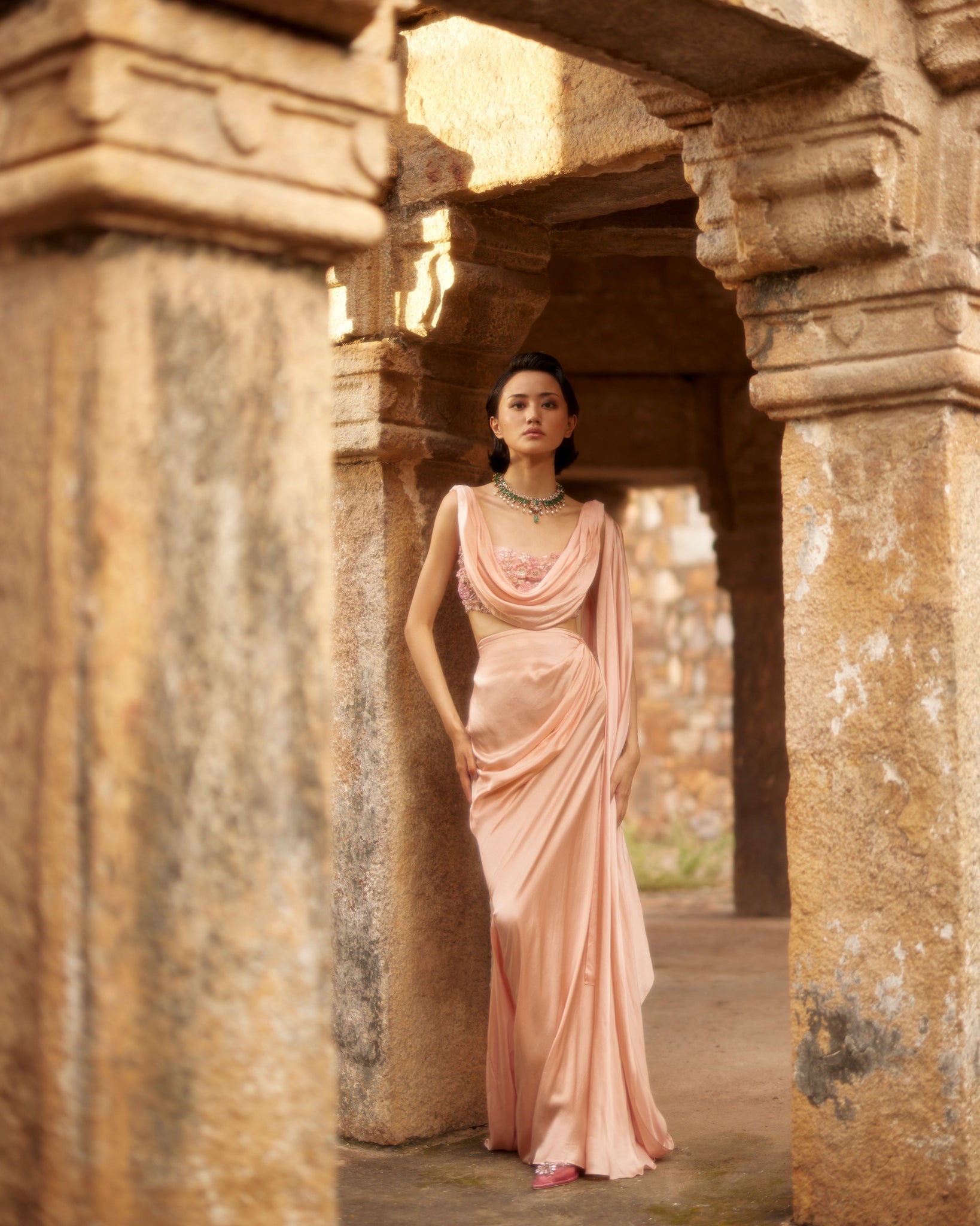 Zinnia Pre-draped Saree