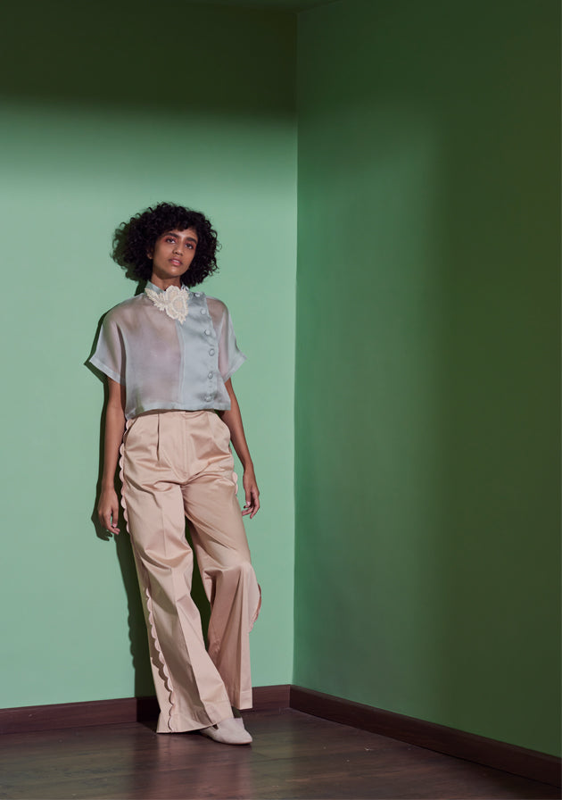 Alice crop top in Mint