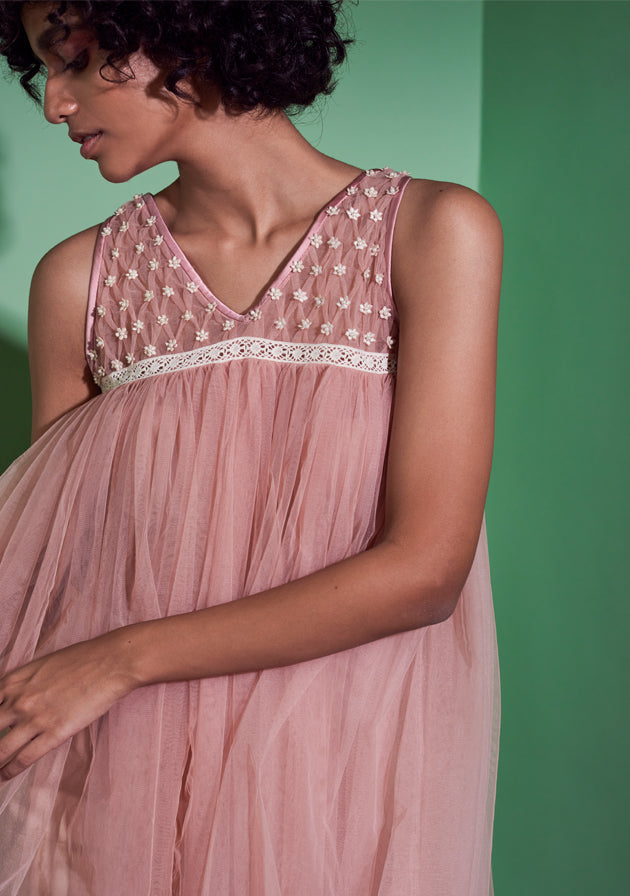 Daisy Top in Peach
