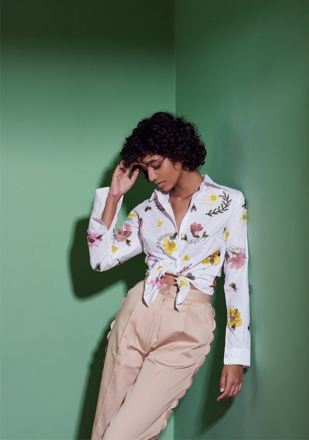 Pressed Flower Shirt