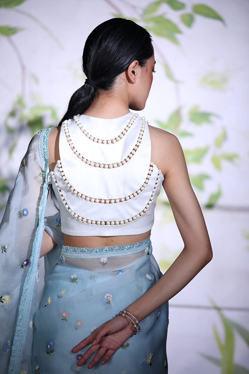 Pearl Necklace Blouse