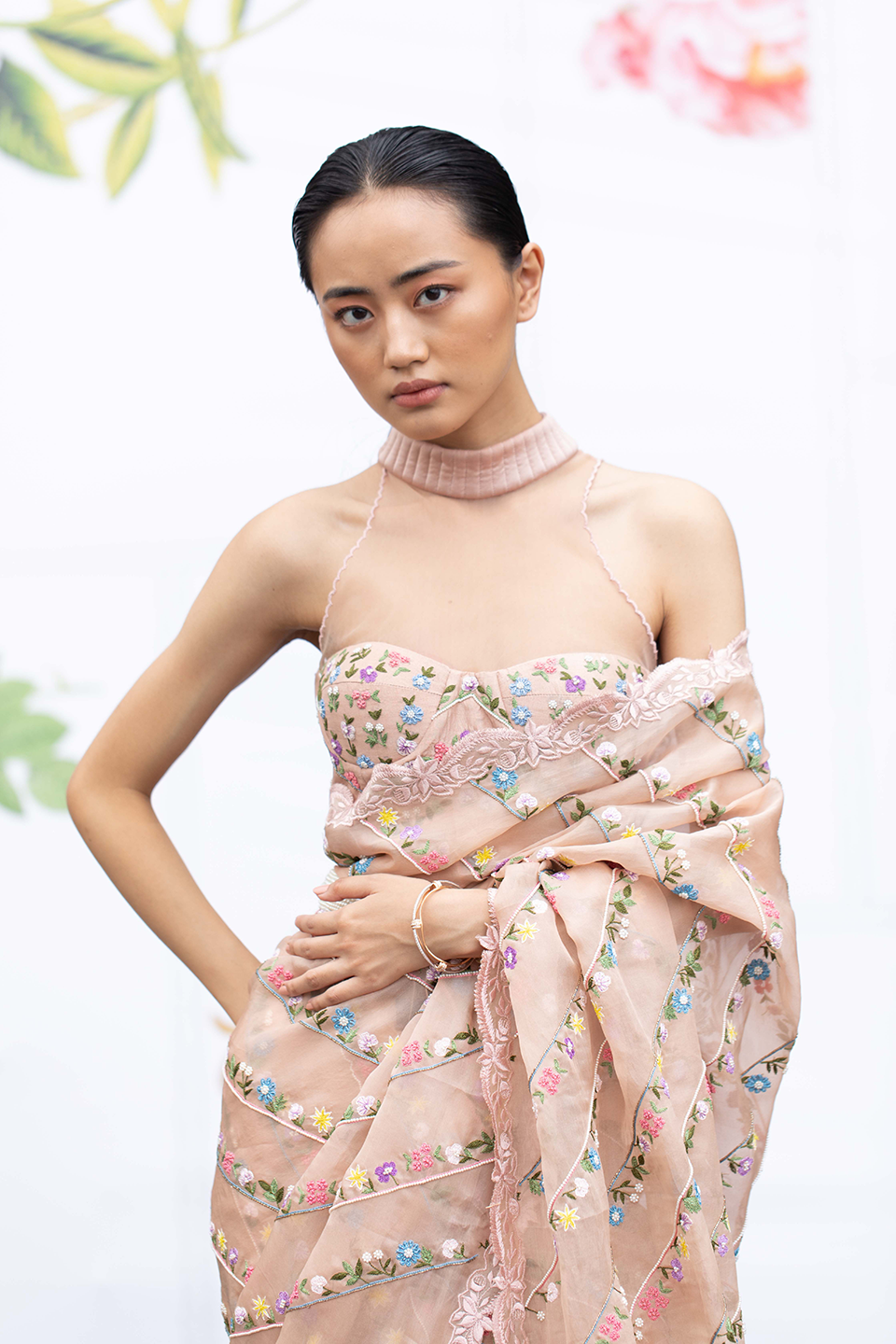 Bloom Sari Nude