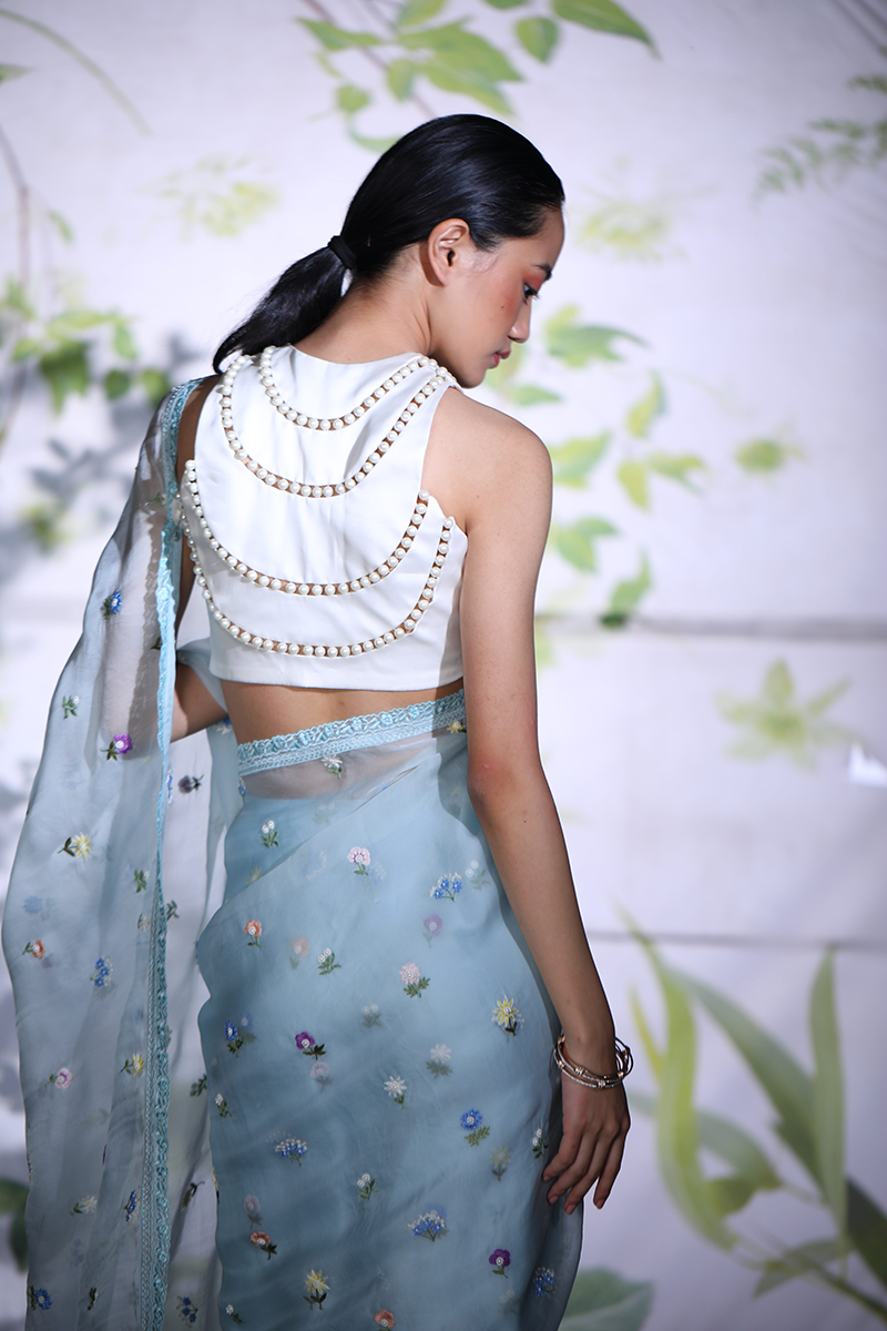 Pearl Necklace Blouse